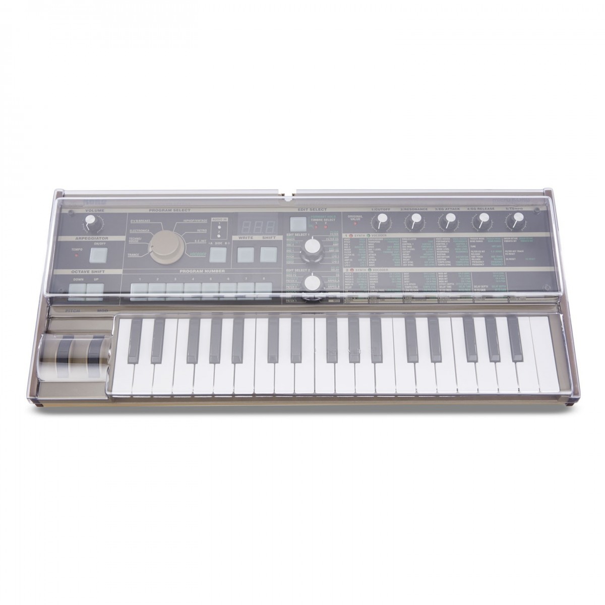 Decksaver LE Korg Microkorg & Microkorg S Abdeckung Light Edition