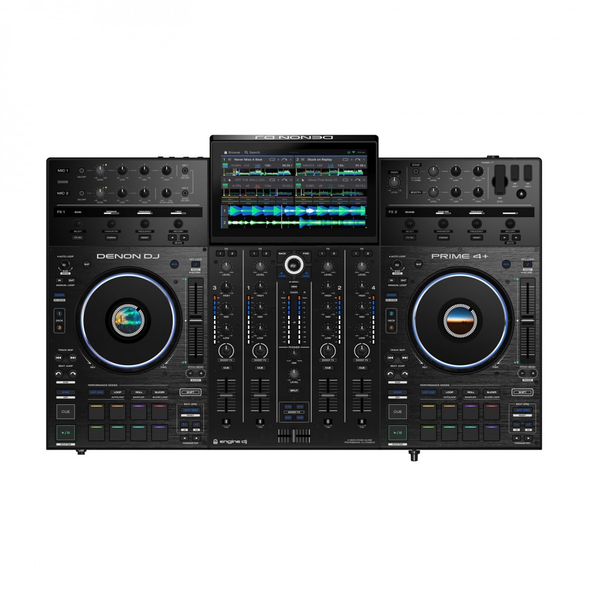 Denon DJ Prime 4 und Standalone-DJ-Controller