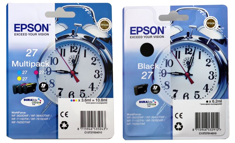 Original Epson C13T27014012 / 27 Tinte Multipack