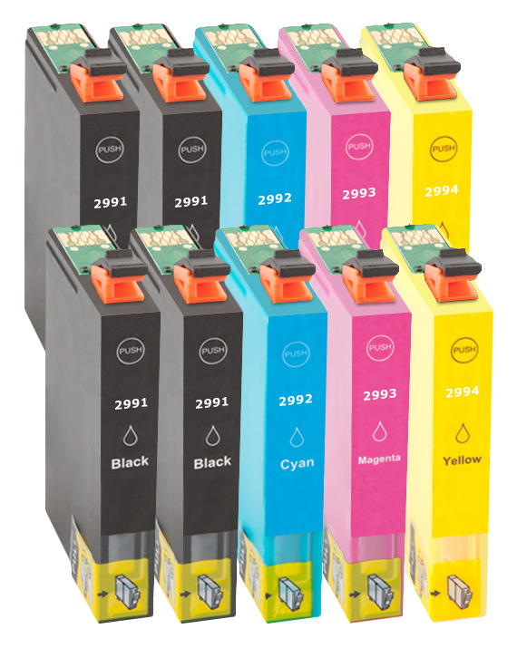 Multipack Kompatibel zu Epson 29 XL enthält 10x Tintnepatrone