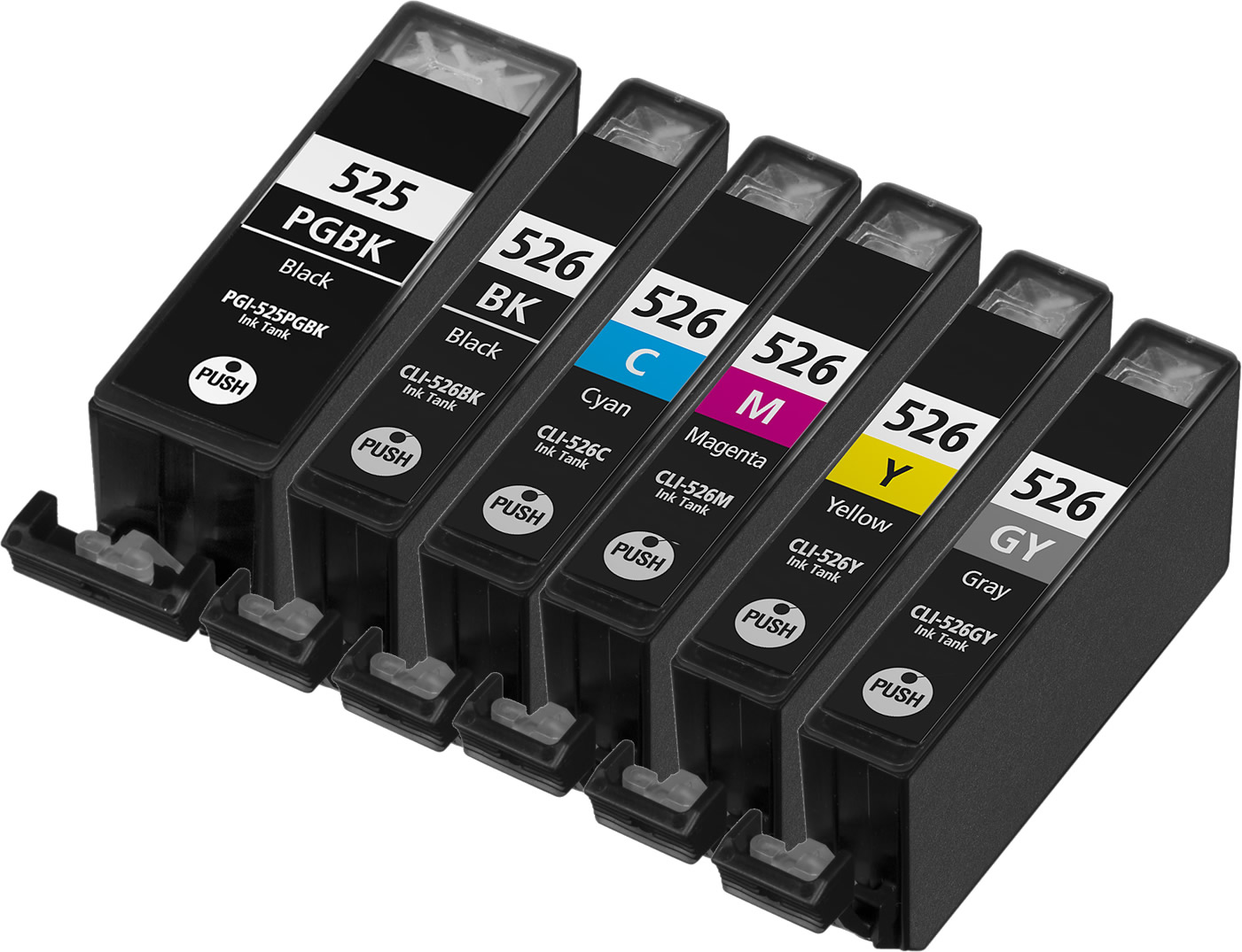 Multipack Kompatibel zu Canon 4529B001 / PGI-525PGBK enthält 6x Tintenpatrone