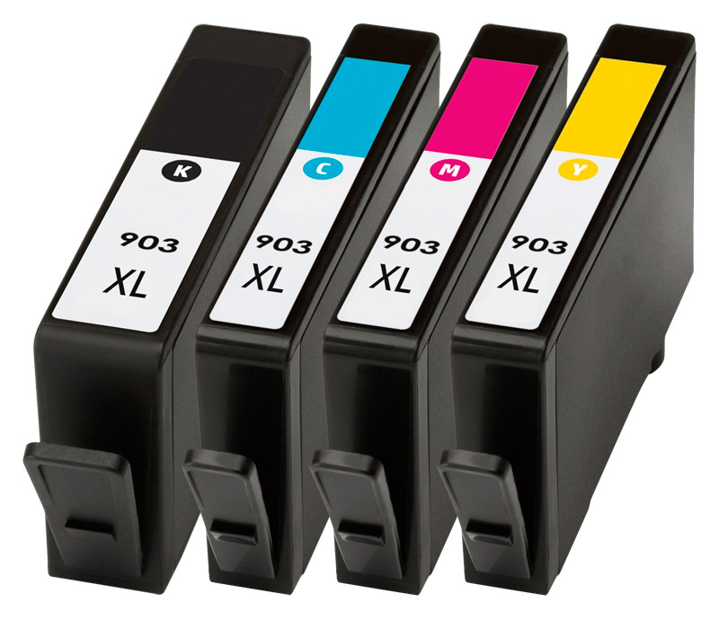 Multipack kompatibel zu HP 903XL enthält 4x Tintenpatronen