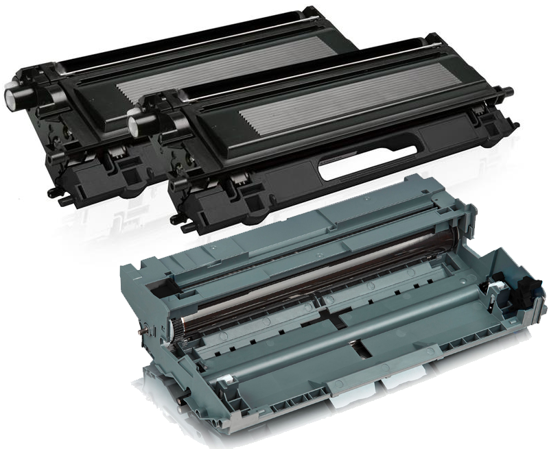 Multipack Kompatibel zu Brother TN-2320 / DR-2300 enthält 1x Bildtrommel / 2x Tonerkartusche