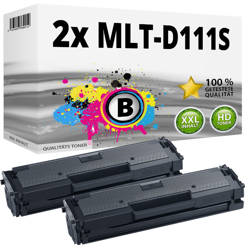 Sparset ersetzt Samsung MLT-D111S enthält 2x Toner