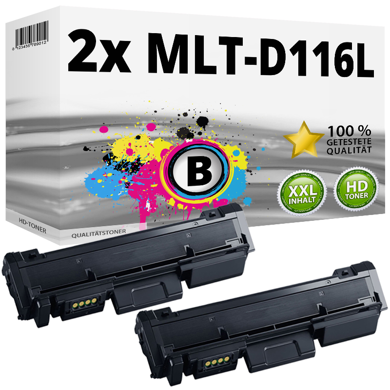 Sparset ersetzt Samsung MLT-D116L enthält 2x Toner