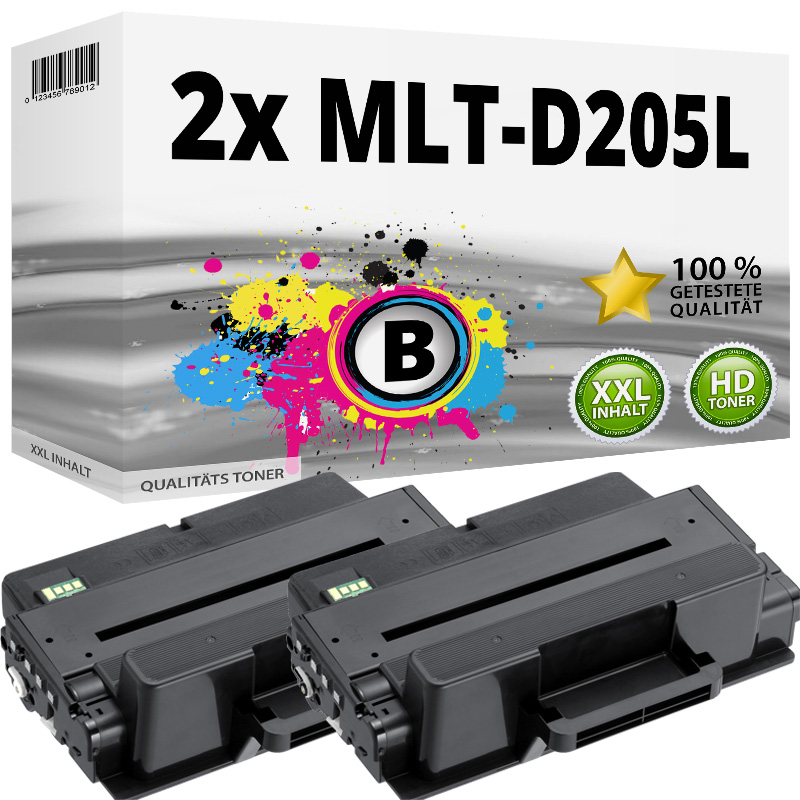 Sparset ersetzt Samsung MLT-D205L enthält 2x Toner