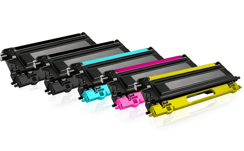 Multipack Kompatibel zu Canon CRG 045-H enthält 5x Toner