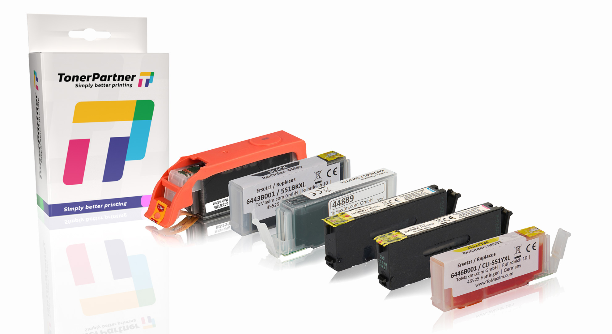 Multipack Kompatibel zu Canon PGI-550XL CLI-551XL enthält 6x Tintenpatrone