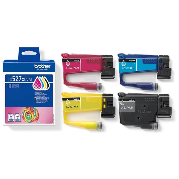 Original Brother LC527XLVAL Tintenpatrone MultiPack