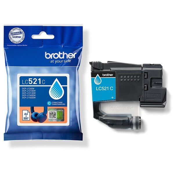 Original Brother LC521C Tintenpatrone cyan