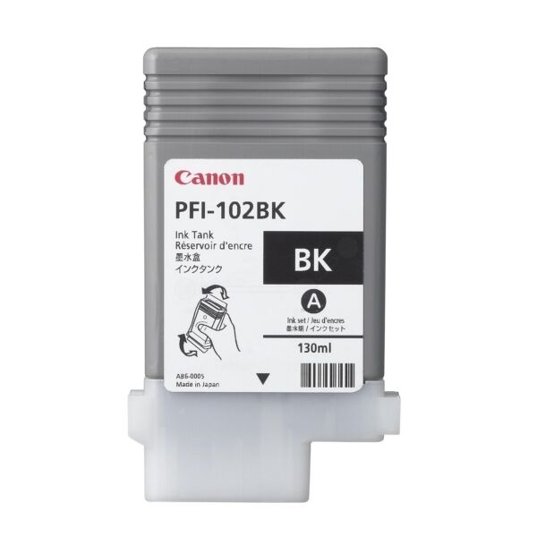 Original Canon PFI102BK (0895B001) Tintenpatrone schwarz