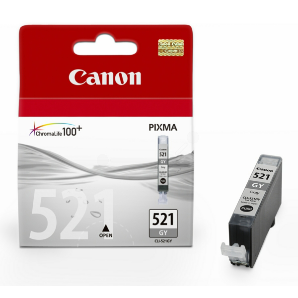 Original Canon 2937B001 / CLI521GY Tintenpatrone grau