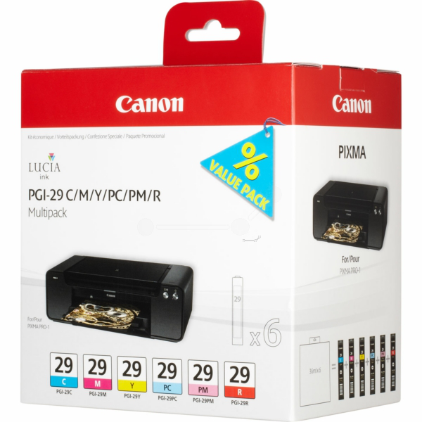 Original Canon 4873B005 / PGI29 Tintenpatrone Multipack