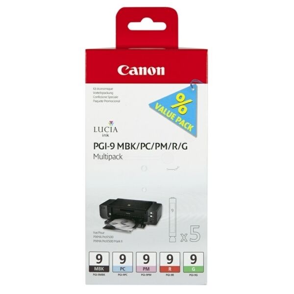 Original Canon PGI9 (1033B013) Tintenpatrone Multipack