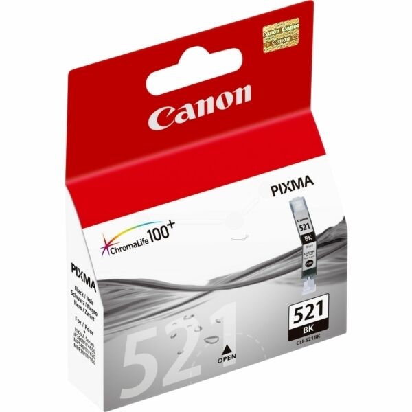 Original Canon CLI521BK (2933B001) Tintenpatrone foto schwarz