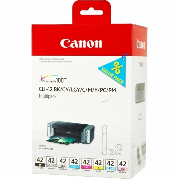 Original Canon CLI-42 (6384B010) Tintenpatrone Multipack