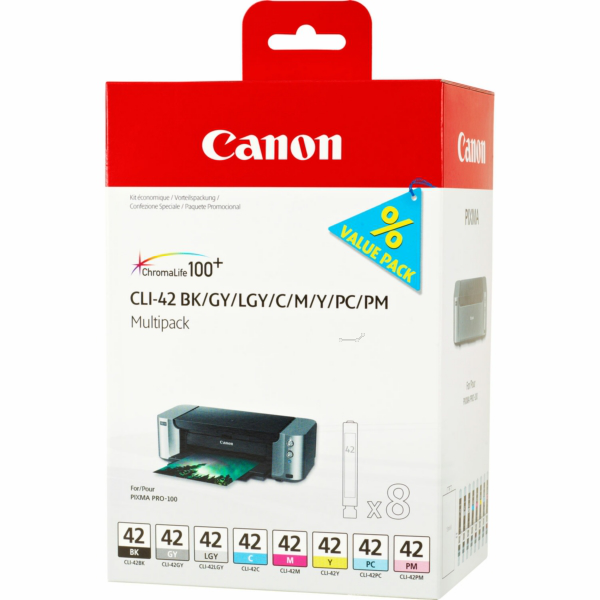Original Canon 6384B010 / CLI-42 Tintenpatrone Multipack