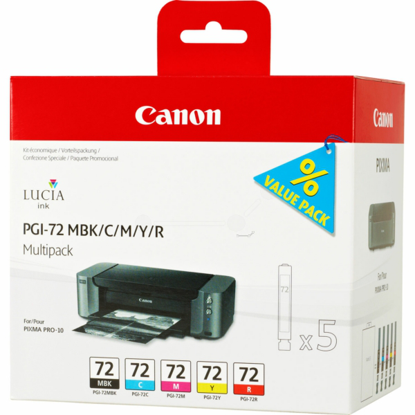Original Canon 6402B009 / PGI72 Tintenpatrone Multipack