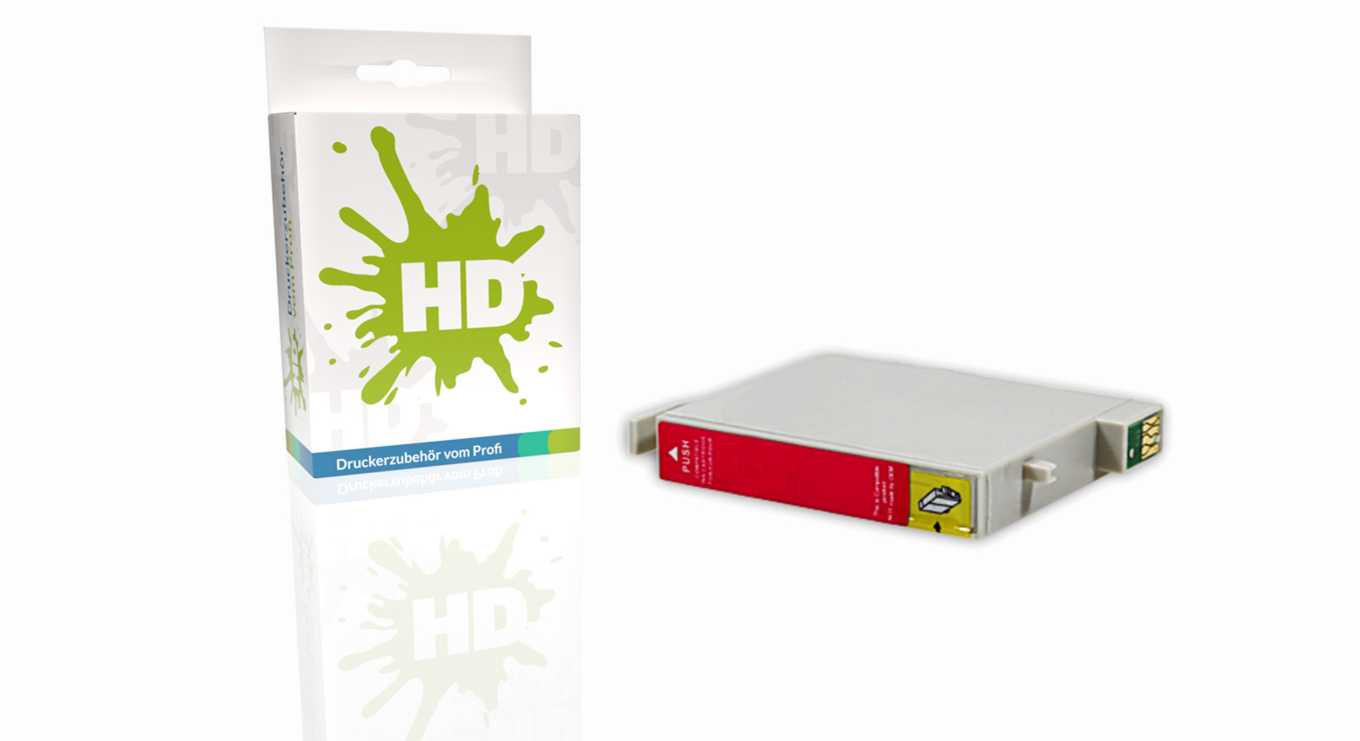 Kompatibel zu Epson C13T05474010 / T0547 Tintenpatrone, rot