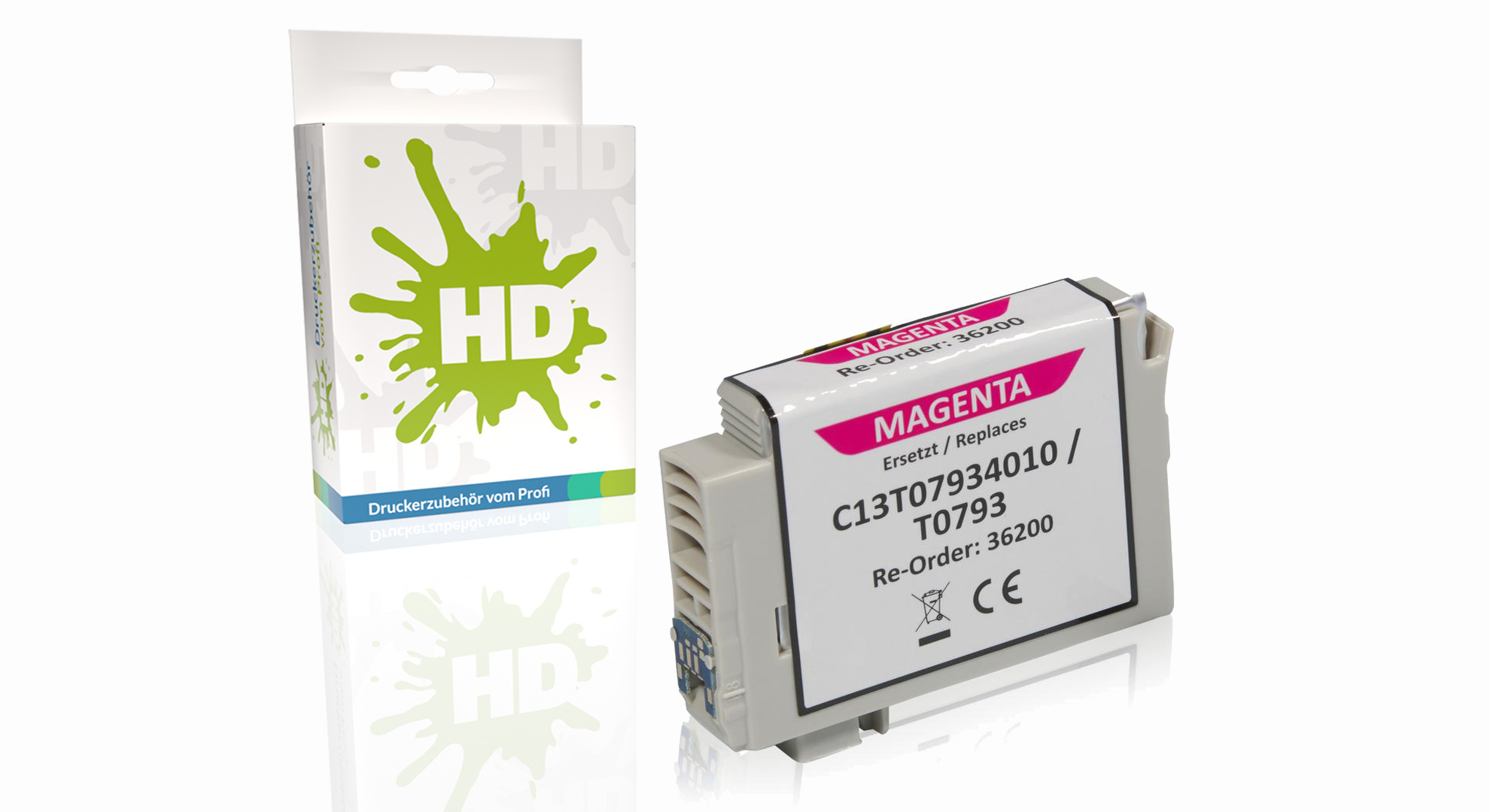 Kompatibel zu Epson C13T07934010 / T0793 Tintenpatrone, magenta