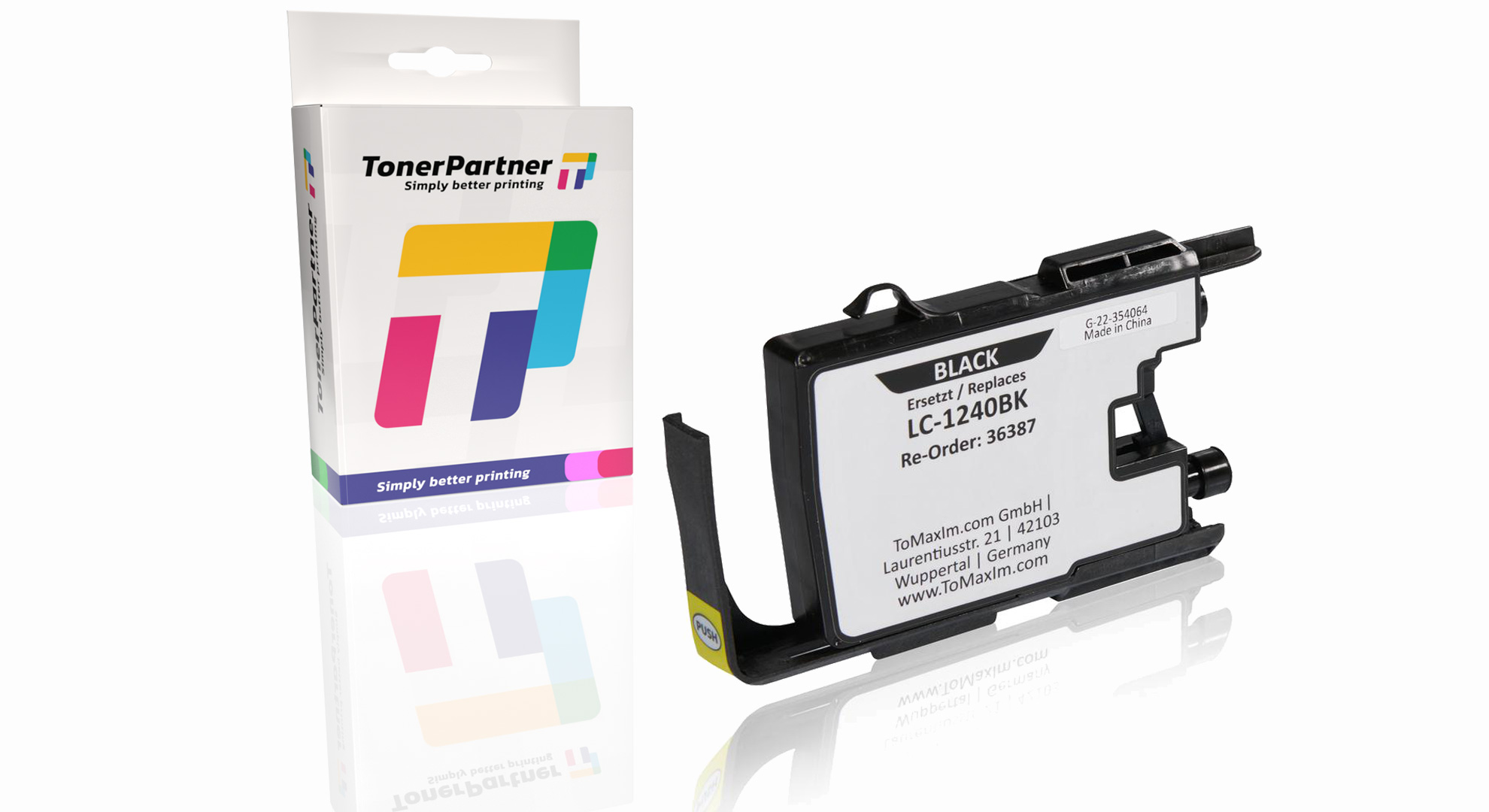 Kompatibel zu Brother LC-1240BK Tintenpatrone, schwarz