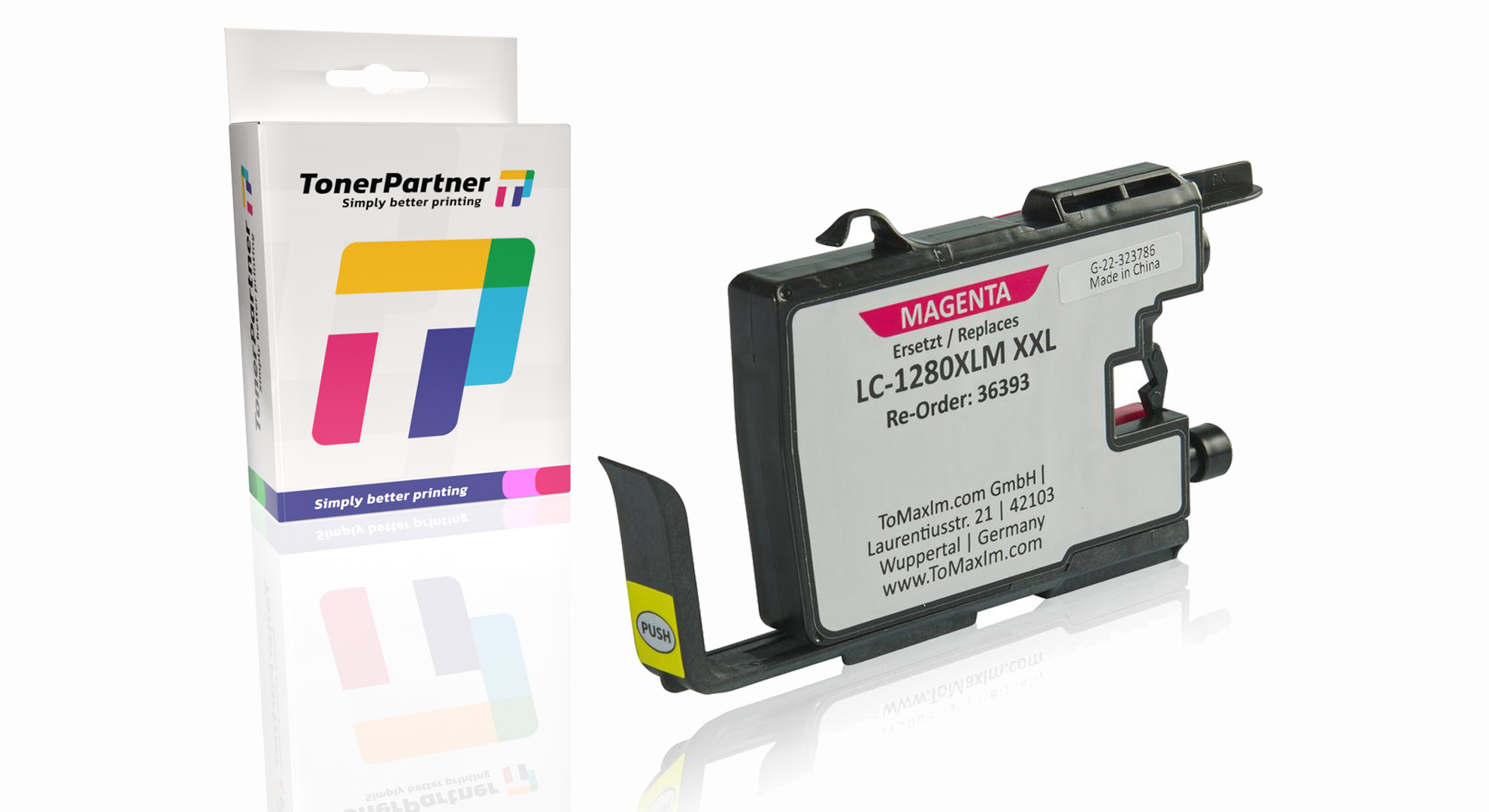 Kompatibel zu Brother LC-1280XLM Tintenpatrone, magenta