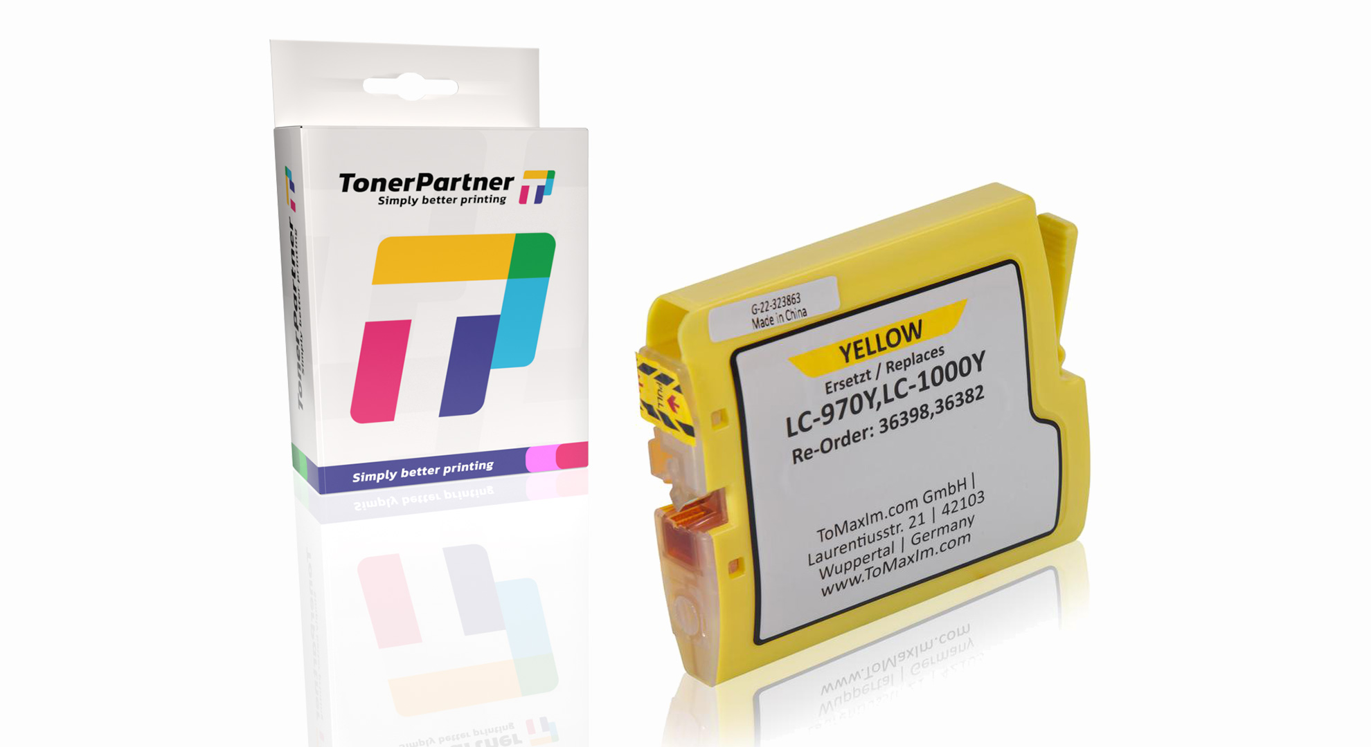 Kompatibel zu Brother LC-970Y Tintenpatrone, gelb