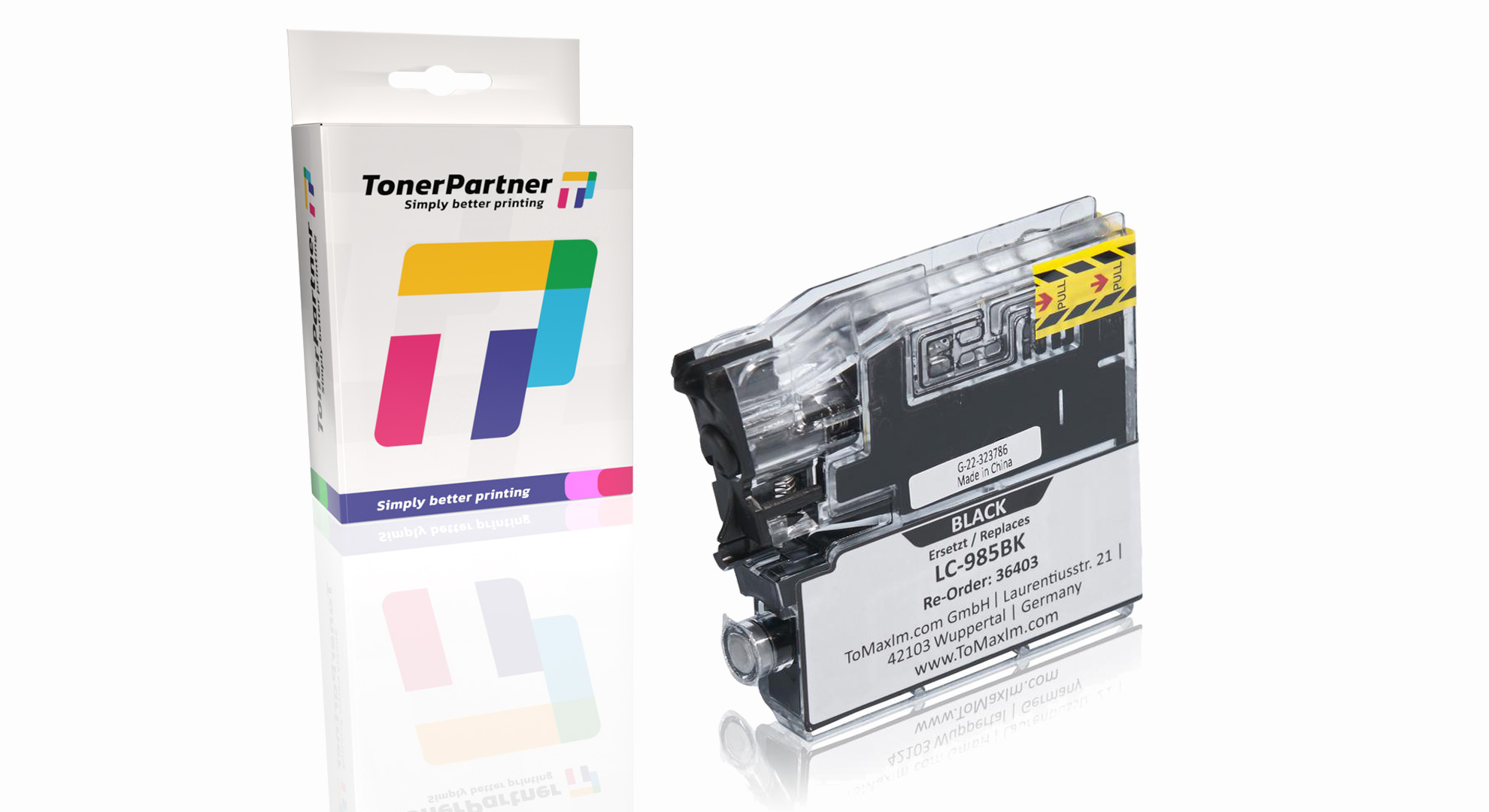 Kompatibel zu Brother LC-985BK Tintenpatrone, schwarz
