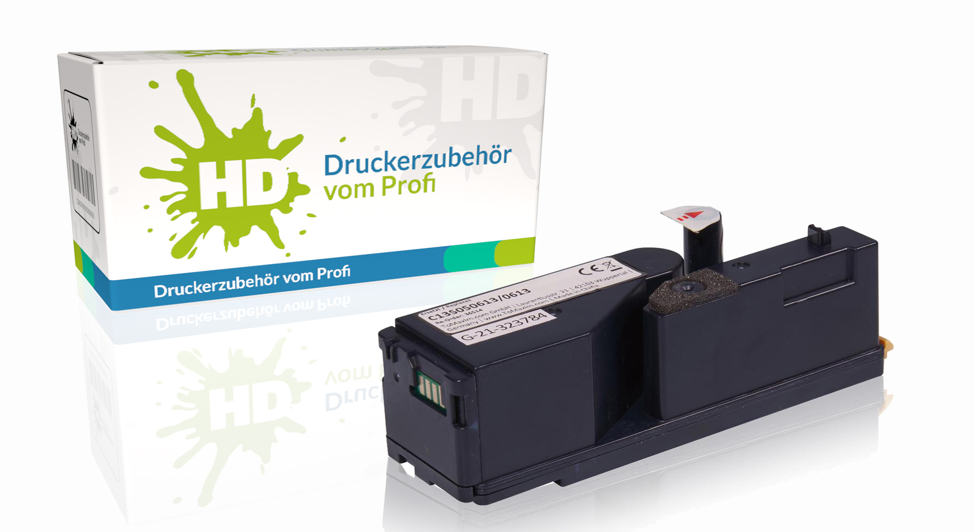 Kompatibel zu Epson C13S050613 / 0613 Tonerkartusche, cyan