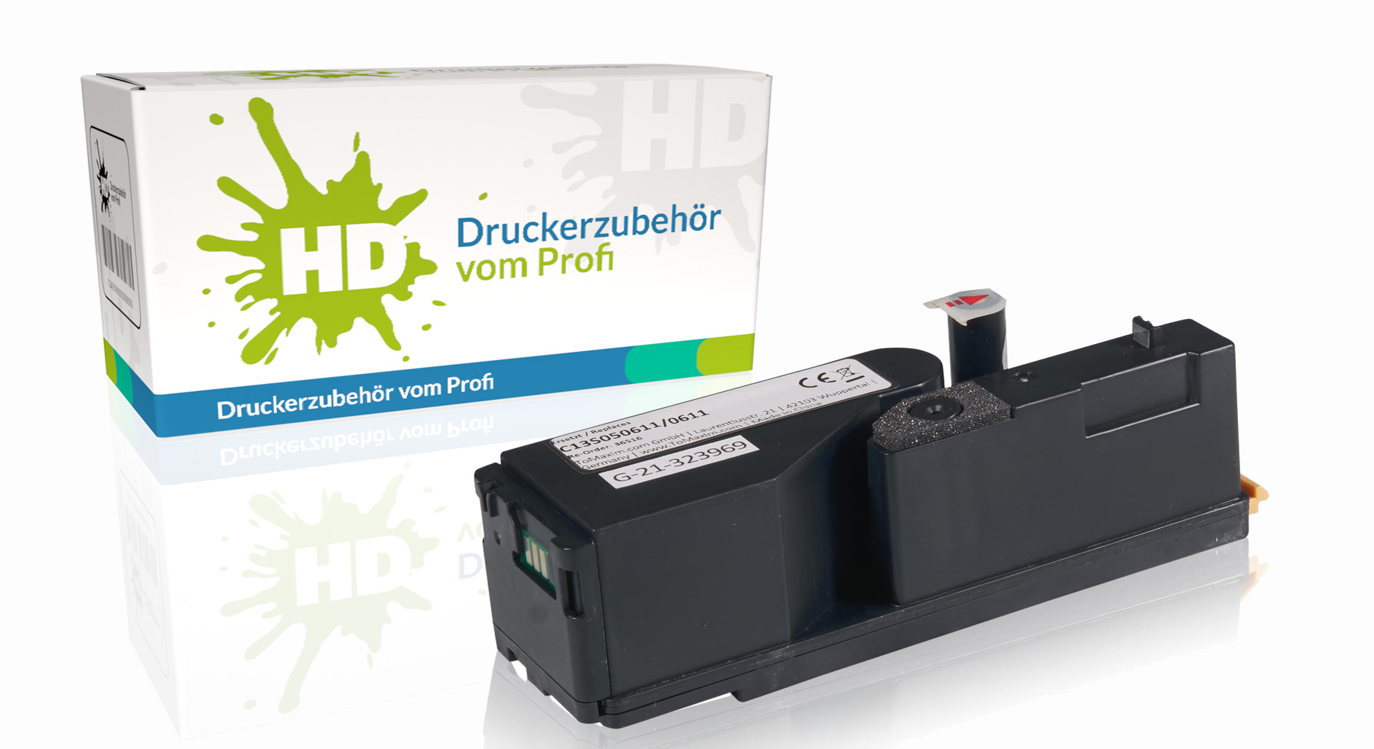 Kompatibel zu Epson C13S050611 / 0611 Tonerkartusche, gelb