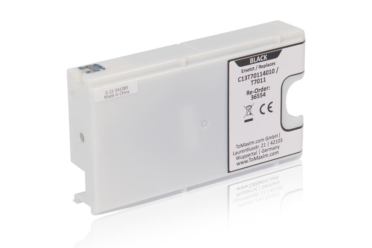 Kompatibel zu Epson C13T70114010 / T7011 Tintenpatrone, schwarz