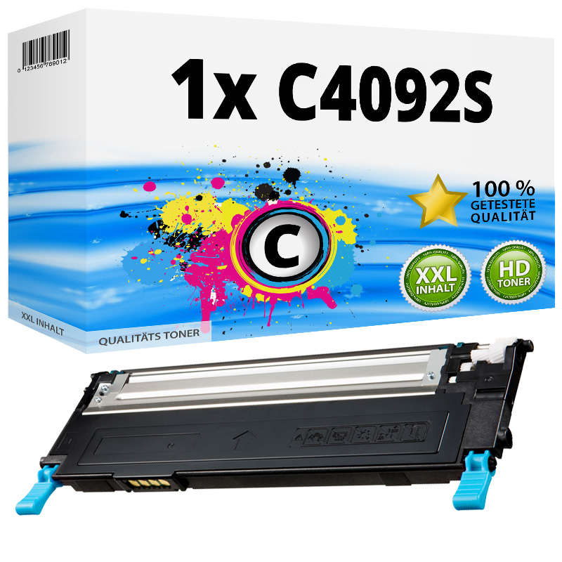 Kompatibel zu Samsung CLT-C4092S/ELS / C4092S Tonerkartusche, cyan