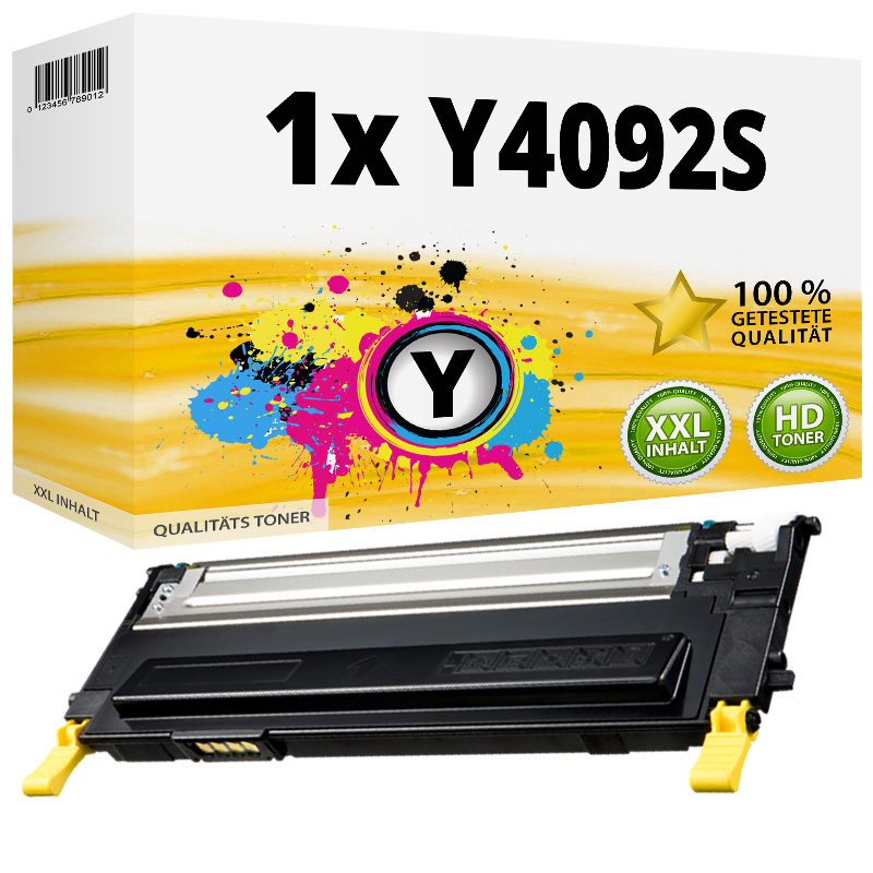 Kompatibel zu Samsung CLT-Y4092S/ELS / Y4092S Tonerkartusche, gelb
