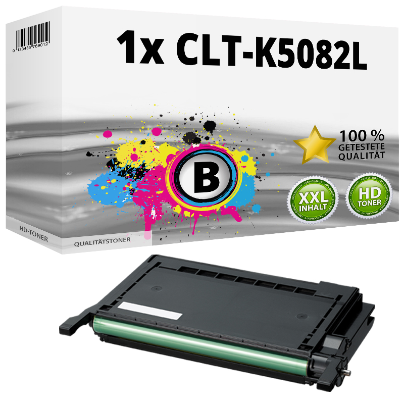 Kompatibel zu Samsung / HP CLT-K5082L/ELS / K5082L Tonerkartusche, schwarz