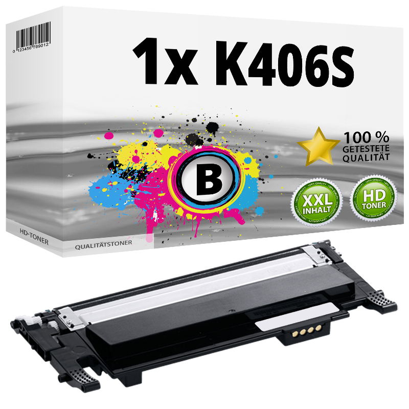 Kompatibel zu Samsung / HP CLT-K406S/ELS / K406 Tonerkartusche, schwarz