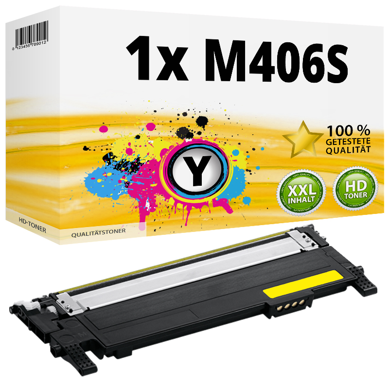 Kompatibel zu Samsung / HP CLT-Y406S/ELS / Y406 Tonerkartusche, gelb