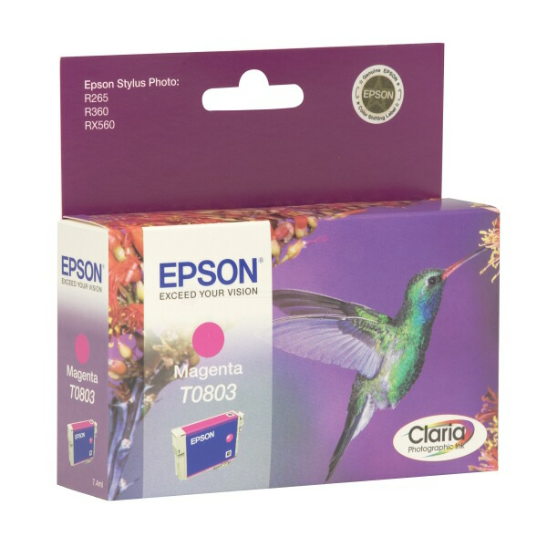 Original Epson C13T08034021 / T0803 Tintenpatrone magenta