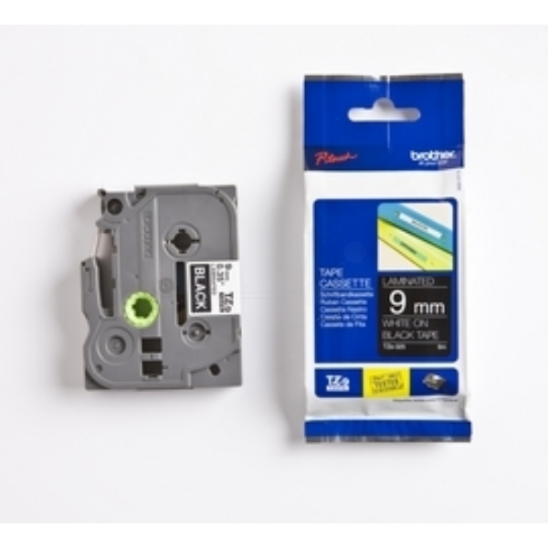 Original Brother TZE325 P-Touch Farbband weiss auf schwarz Laminat 9mm x 8m