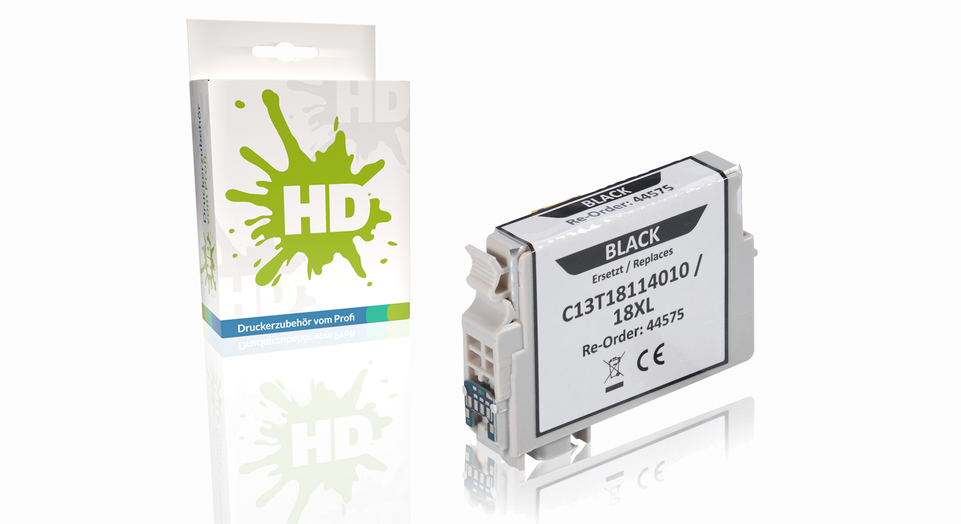 Kompatibel zu Epson C13T18114010 / 18XL Tintenpatrone, schwarz