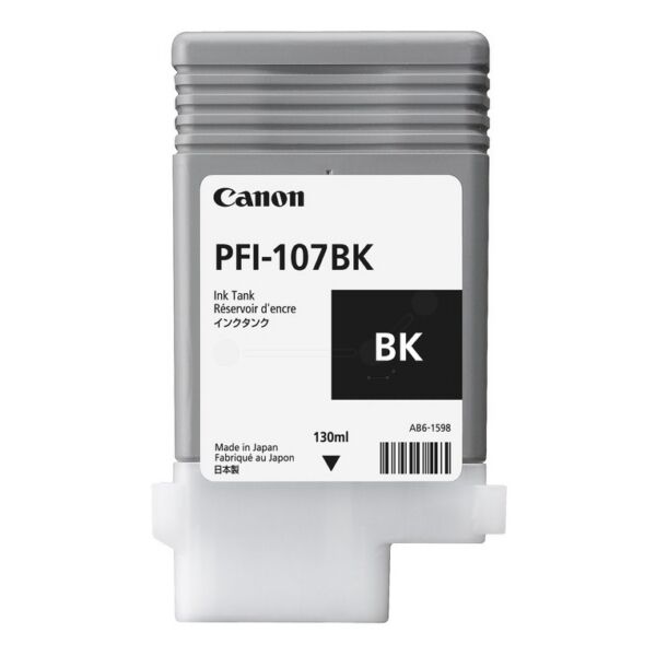 Original Canon PFI107BK (6705B001) Tintenpatrone schwarz