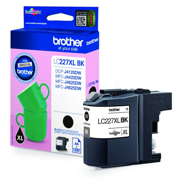 Original Brother LC227XLBK Tintenpatrone schwarz