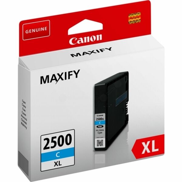 Original Canon PGI2500XLC (9265B001) Tintenpatrone cyan