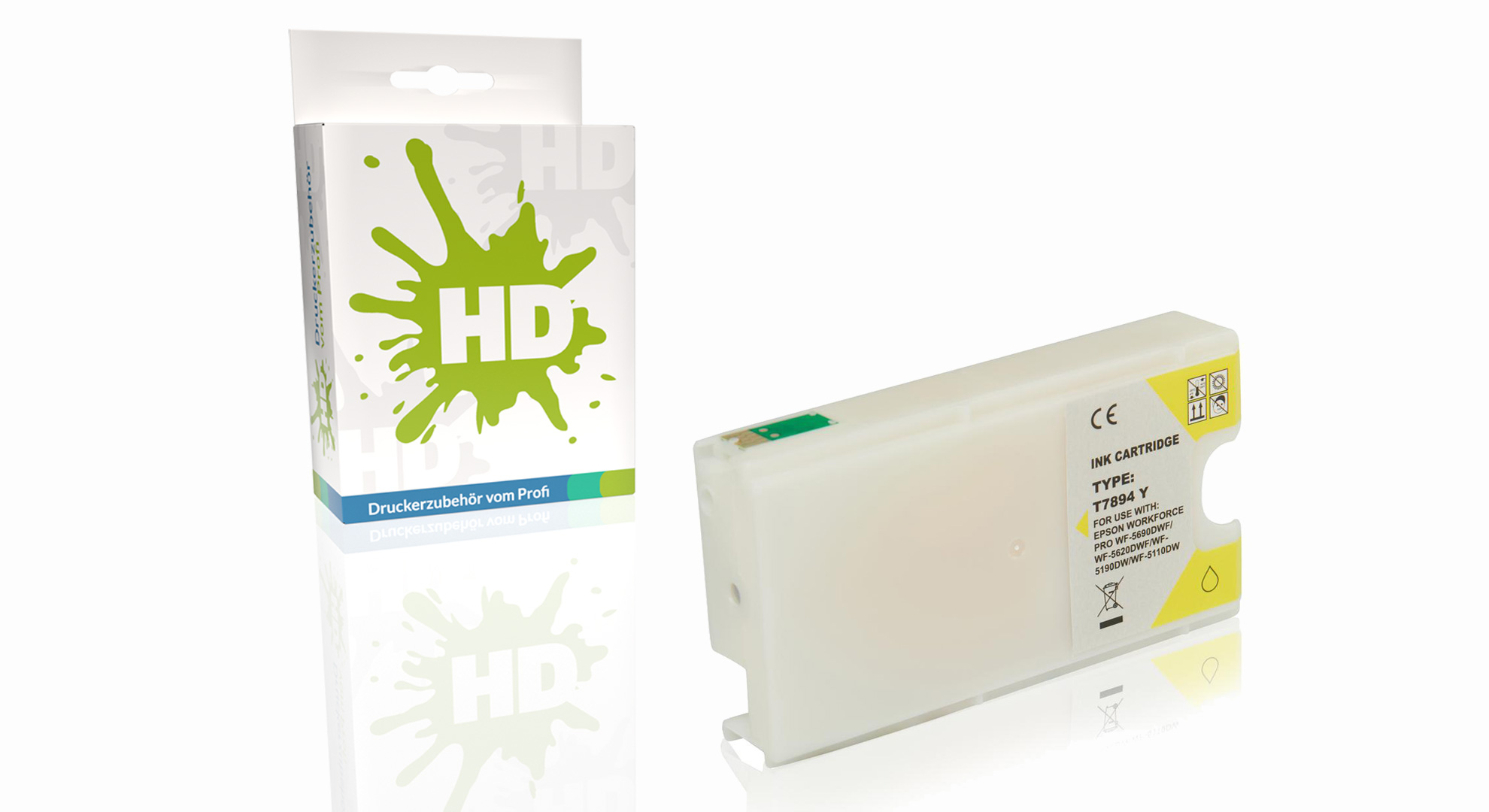 Kompatibel zu Epson C13T789440 / T7894 Tintenpatrone, gelb