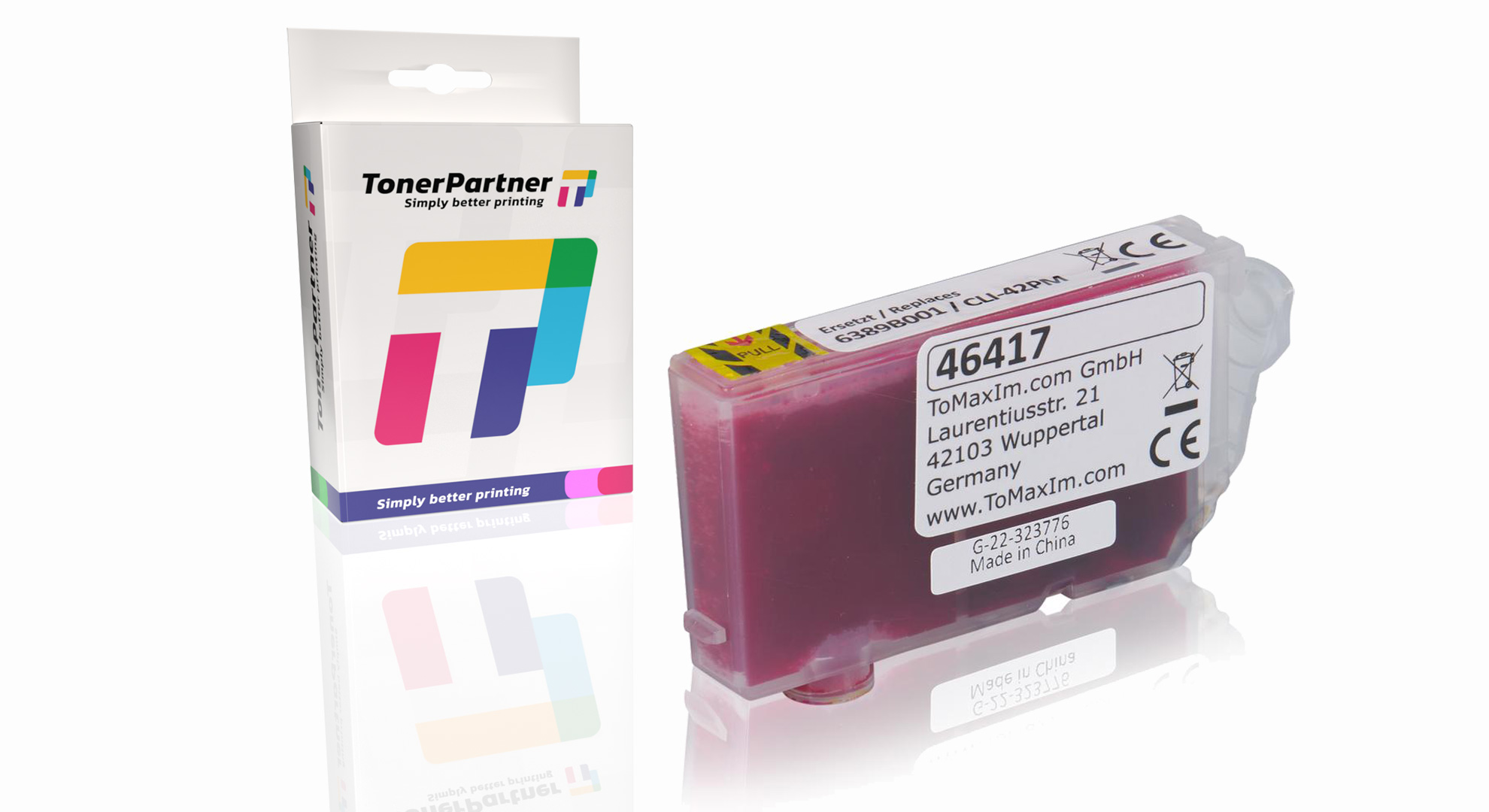 Kompatibel zu Canon CLI-42PM (6389B001) Tintenpatrone, light magenta