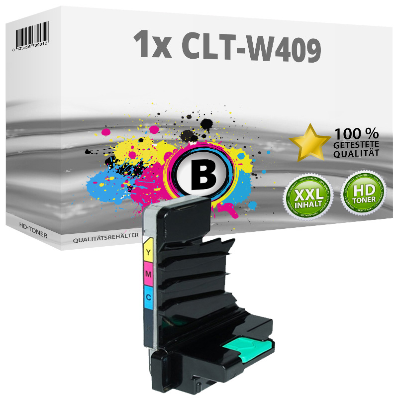 Kompatibel zu Samsung CLT-W409/SEE / W409 Resttonerbehälter, farblos