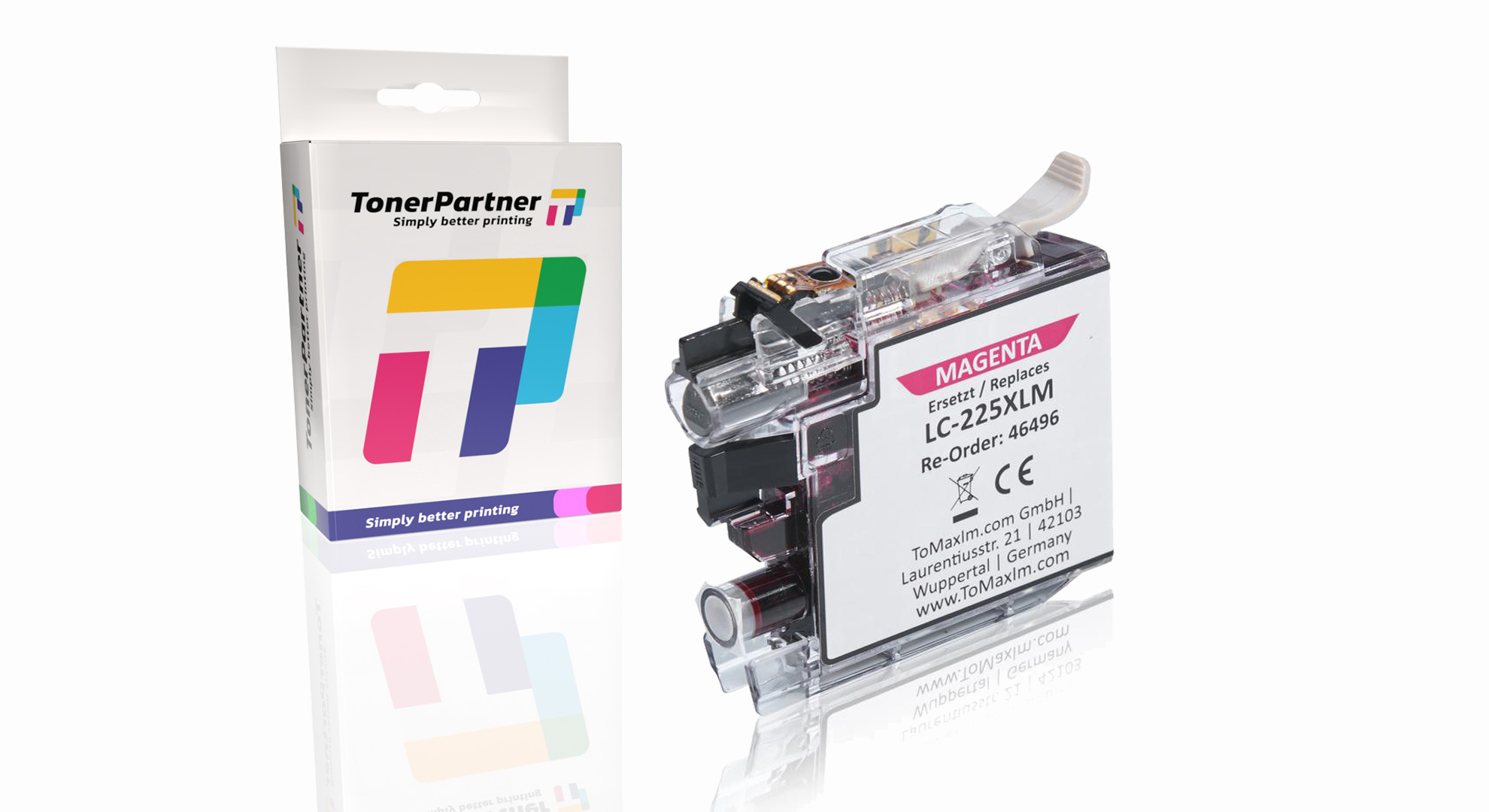Kompatibel zu Brother LC-225XLM Tintenpatrone, magenta
