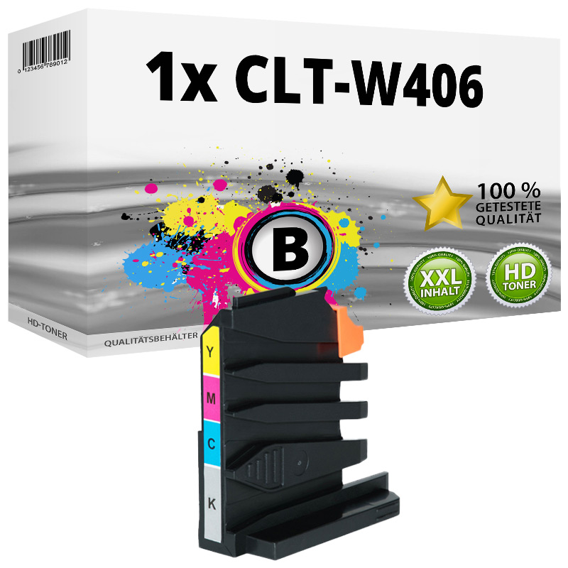 Kompatibel zu Samsung / HP CLT-W406/SEE / W406 Resttonerbehälter, farblos