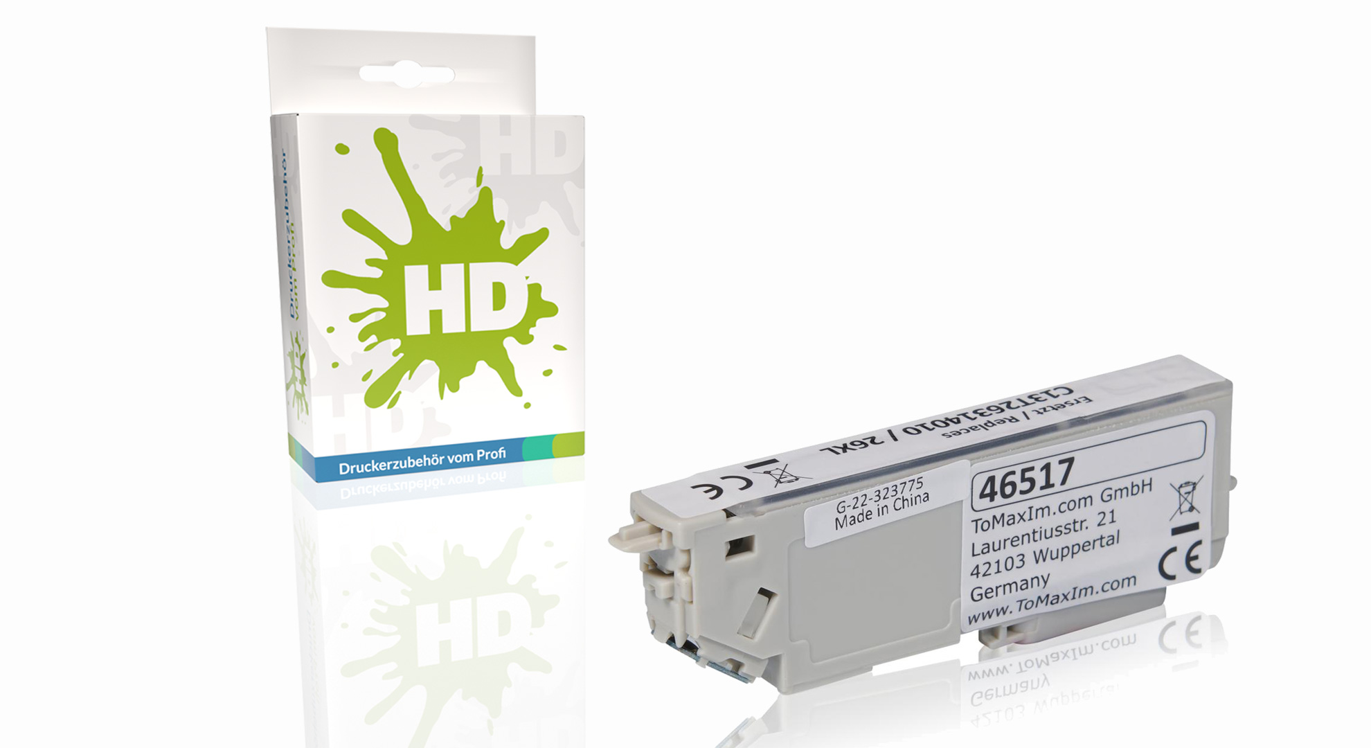 Kompatibel zu Epson C13T26314010 / 26XL Tintenpatrone, foto schwarz