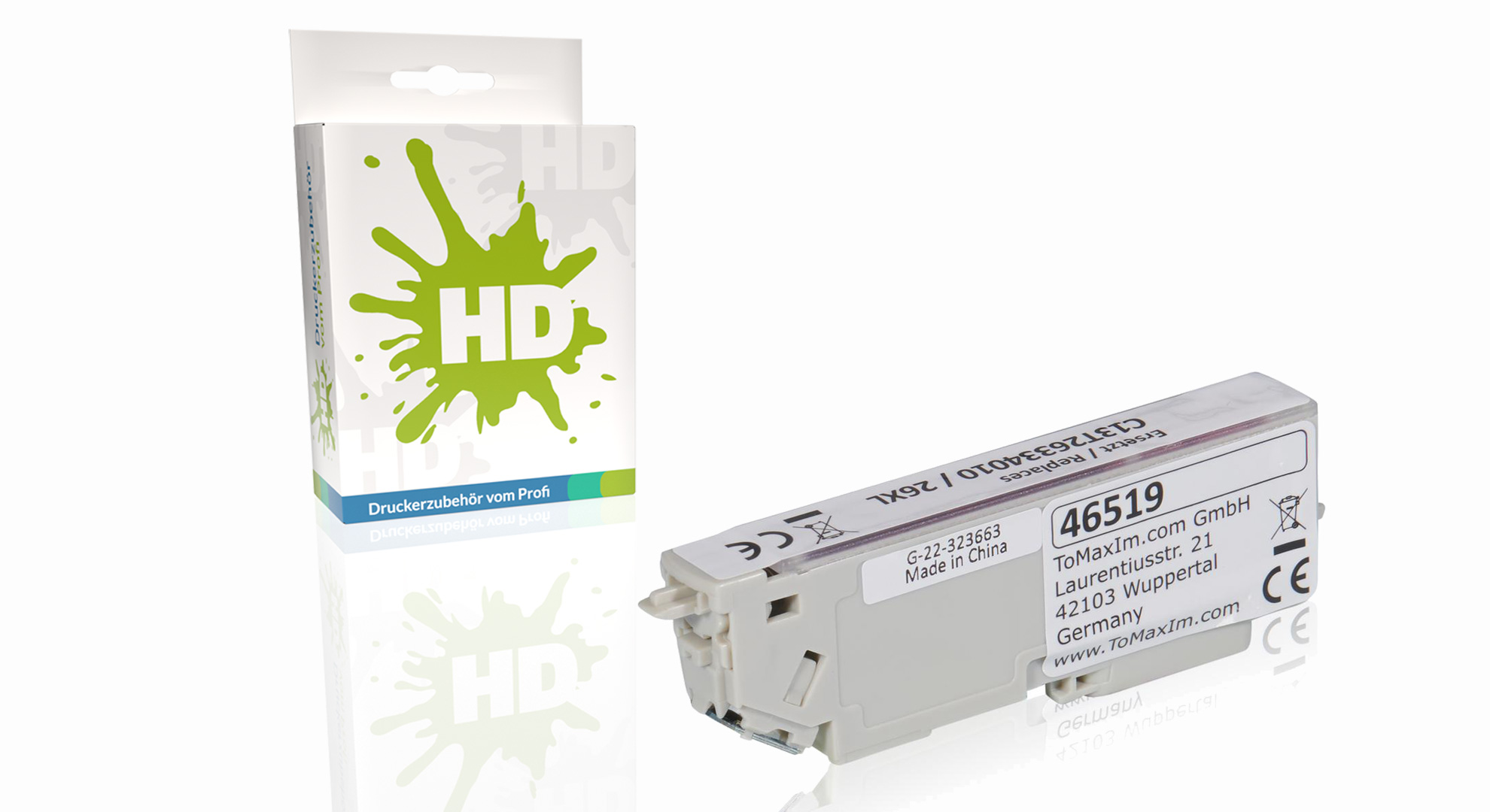 Kompatibel zu Epson C13T26334010 / 26XL Tintenpatrone, magenta