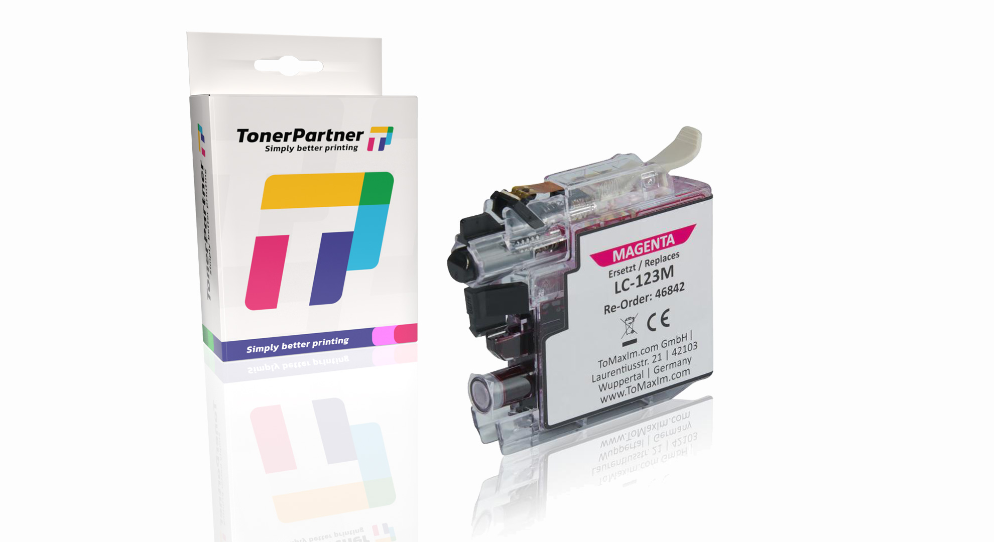 Kompatibel zu Brother LC-123M Tintenpatrone, magenta